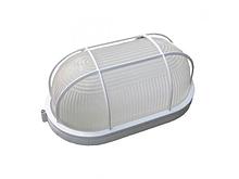 Светильник овал/белый/решетка 100Вт, IP54 (НБП 04-100-002) Юпитер