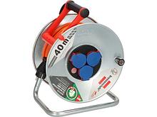 Удлинитель на катушке 40м (3 роз., 3.3кВт, метал. катушка, кабель до -35С, с/з) Brennenstuhl Garant