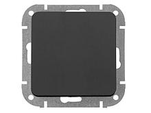Выключатель 1 клав. проходной (скрытый) карбон, Astrum, BYLECTRICA
