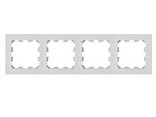 Рамка 4-местная белая, Astrum, BYLECTRICA