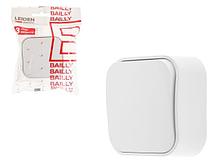 Выключатель 1 клав. (открытый, 10А) белый, Bailly, LEIDEN ELECTRIC