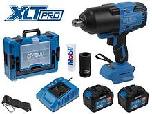 Аккум. ударный гайковерт BULL SC 1810 Xcase, XLTpro, БЕСЩЕТ., 18 В, 1500 Н*м, 3/4", 2х6 А*ч, з/у 6 А