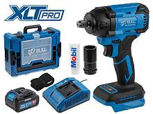 Аккум. ударный гайковерт BULL SC 1804 Xcase XLTpro БЕСЩЕТ., 18 В, 400 Н*м, 1/2", 1х4 А*ч, з/у 4 А