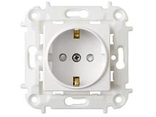 Розетка 1-ая (скрытая, с/з, з/к) белая, Мастер, BYLECTRICA