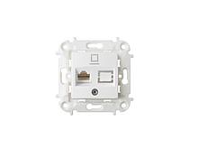 Розетка 1-ая компьютерная (скрытая) белая, Мастер, Bylectrica