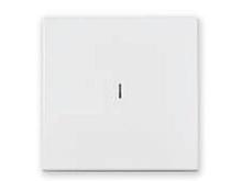 Выключатель 1 клав. (cкрытый, узел, 10А) со световой индикацией, белый, Carre, BYLECTRICA