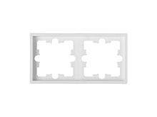 Рамка 2-местная белая, Carre, BYLECTRICA