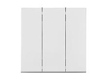 Выключатель 3 клав. (cкрытый, узел, 10А) белый, Carre, BYLECTRICA