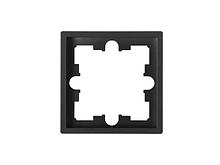 Рамка 1-местная графит, Carre, BYLECTRICA