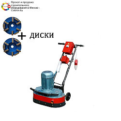 Аренда машина мозаично-шлифовальная для пола, бетона, камня. СО-327Ф. В Минске.