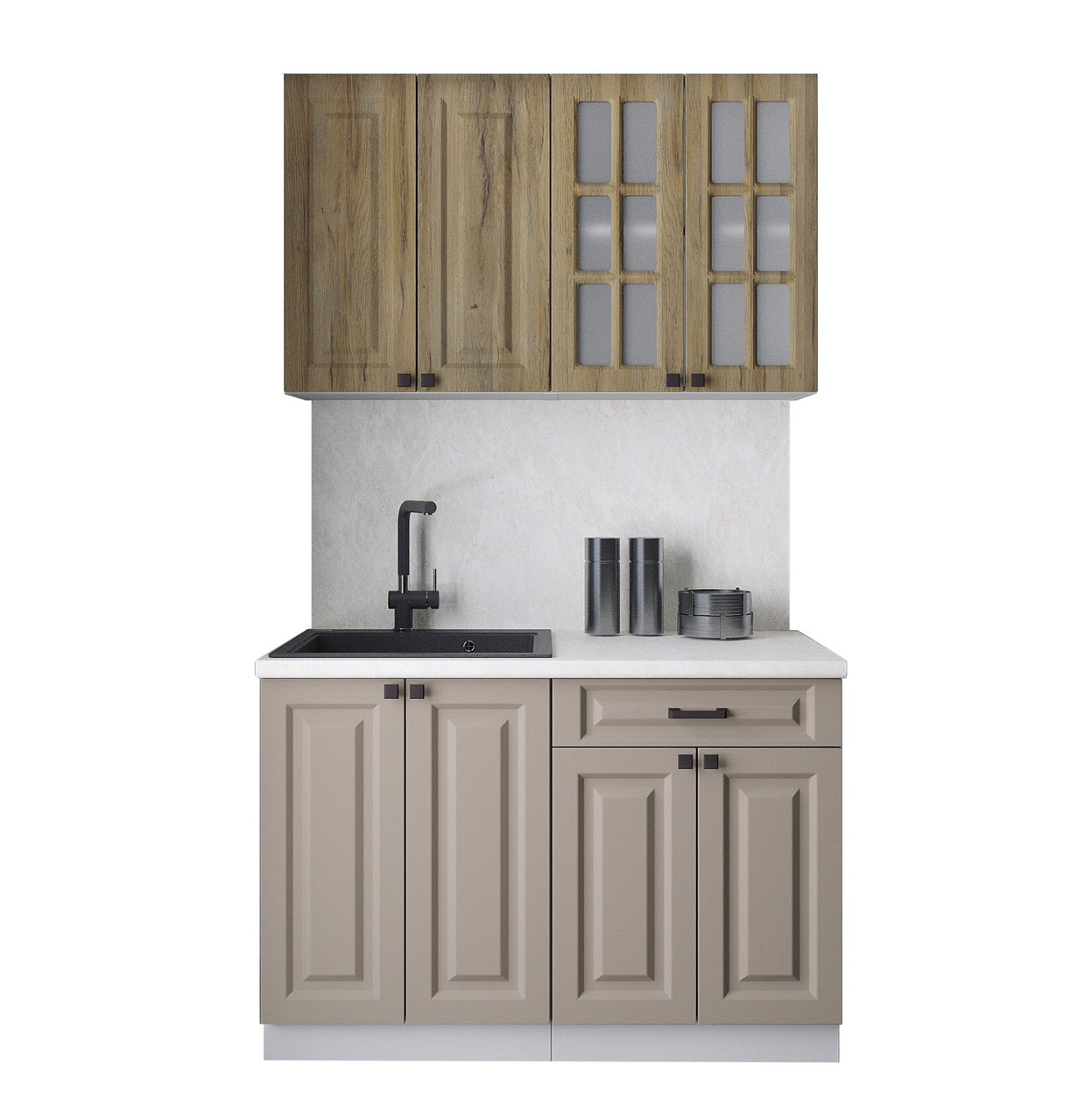 Кухня Мила Деко 1.2А Дуб вотан - Луна