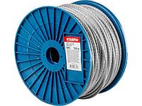 Трос стальной, оцинк. М5 DIN 3055 (бухта 100 м) STARFIX