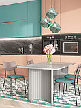 Стул Stool Group Casey темно-бирюзовый с серой экокожей, фото 4