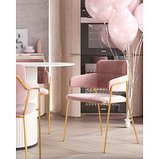 Стул Stool Group Полин велюр розовый, фото 3
