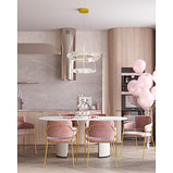 Стул Stool Group Полин велюр розовый, фото 4