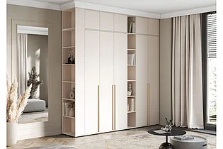 Набор шкафов Норд со стеллажами Кашемир