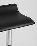 Стул барный Stool Group Хай-Тек черный обивка экокожа, хромированная ножка, газ-лифт, фото 8