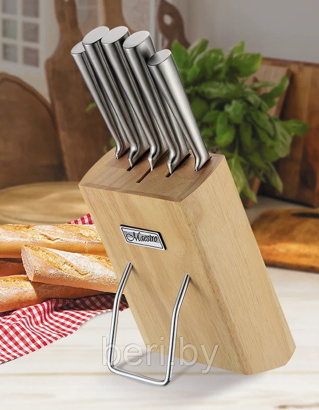 MR-1429 Набор ножей на подставке Maestro