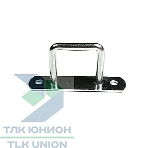 Скоба тентовая квадратная, h-17 мм, Bozamet 17.17 (100 ед.), фото 2