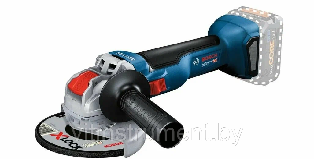 Угловая шлифмашина аккумуляторная GWX 18V-10 Professional BOSCH (06017B0100)