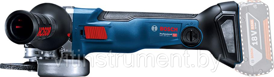 Угловая шлифмашина аккумуляторная GWS 18V-10 C Professional BOSCH (06019G310A)