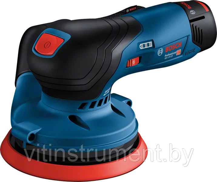 Эксцентриковая шлифмашина аккумуляторная GEX 12V-125 Professional BOSCH (0601372101)