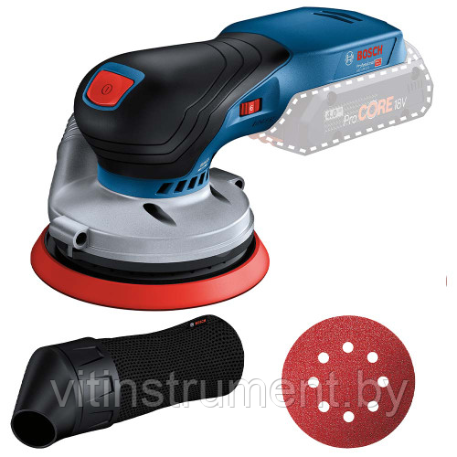 Эксцентриковая шлифмашина аккумуляторная GEX 18V-125 Professional BOSCH (0601372201)