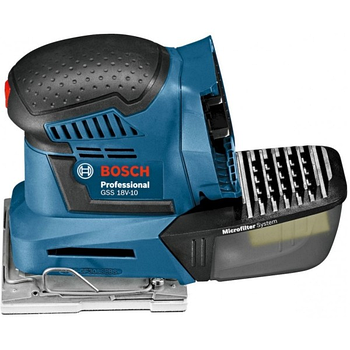 Виброшлифмашина аккумуляторная GSS 18V-10 Professional BOSCH (06019D0200)