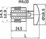 Заглушка  для трубы d16 черный, фото 2