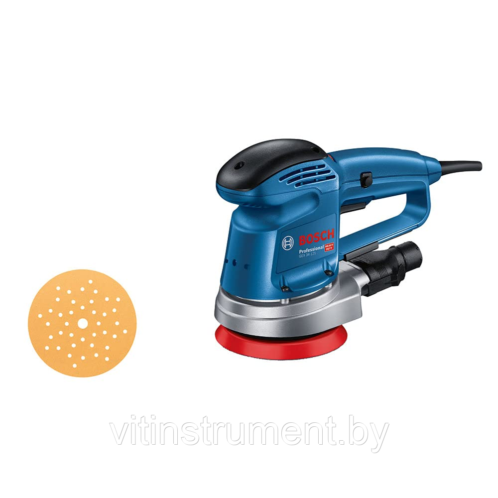 Эксцентриковая шлифмашина GEX 34-125 Professional BOSCH (0601372800)