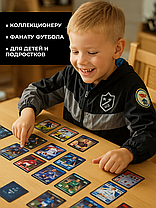 Футбольные карточки пластиковые с футболистами, 10 шт, цветные, фото 3