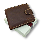 Компактный кошелёк портмоне коричневый L570-207 brown, фото 2
