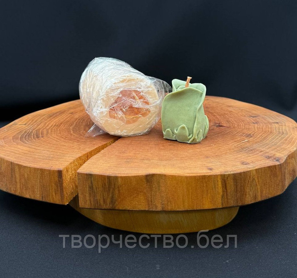 Роза бутон Силиконовая форма для свечи,1 шт