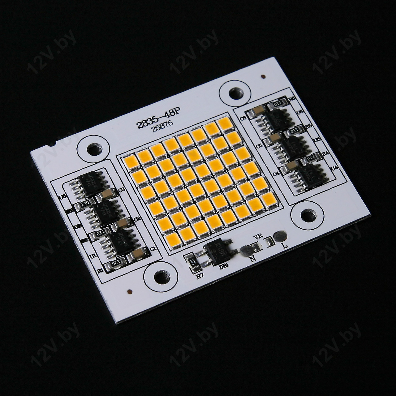 Светодиодная матрица 2835, 48 led, 220V, 50W, WW [S]