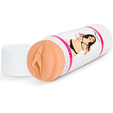 Двухсторонний мастурбатор копия вагины и попки Элли Брилсен, фото 5