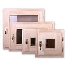 Форточка для сауны 50 х 60 см. (стеклопакет прозрачный) ОСИНА, фото 2