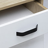 Ручка мебельная скоба WPY 337 128мм  черная, фото 3