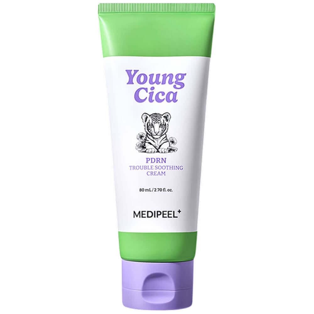 Успокаивающий крем с центеллой и ПДРН MEDIPEEL Young Cica PDRN Trouble Soothing Cream, 80 мл