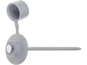 Гвоздь кровельный 2.8х70 мм с пласт. шляпкой, серый (100 шт в пласт. конт.) STARFIX