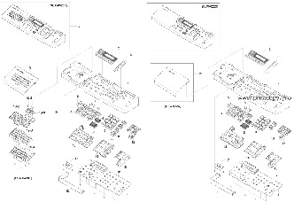 Петля левая ADF 40X9129 для Lexmark MX310dn/ MX510de/ MX610de