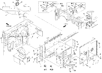 Пластина соединительная FM4-3321 | FK2-5787 для Canon IR 2520/ iR2 525/ iR 2530 ( О )