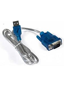 Кабель-адаптер  Exegate EX284951RUSUSB 2.0-RS232 ExeGate EX-UAS-1.2 (Am/DB9M, 1,2м, крепеж разъема - винты)