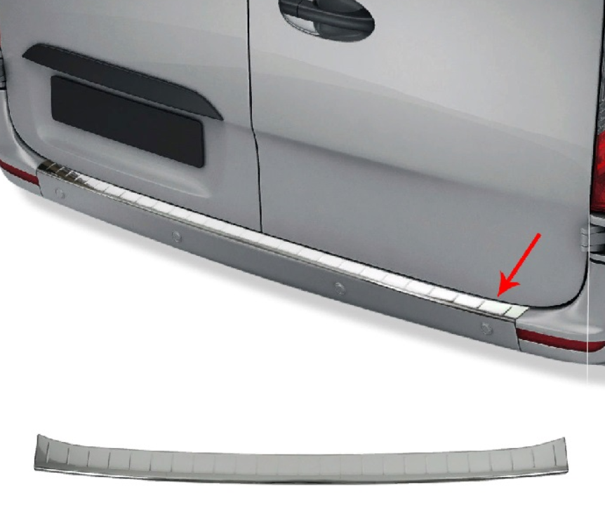 Защитная накладка на задний бампер W907 (Omsa-line)