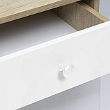 Ручка мебельная кнопка TERNI  (GTV) белая, фото 3