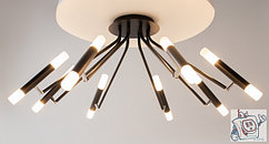 Cветильник потолочный Maytoni Modern Vigo MOD620CL-16B, IP20, черный, белый