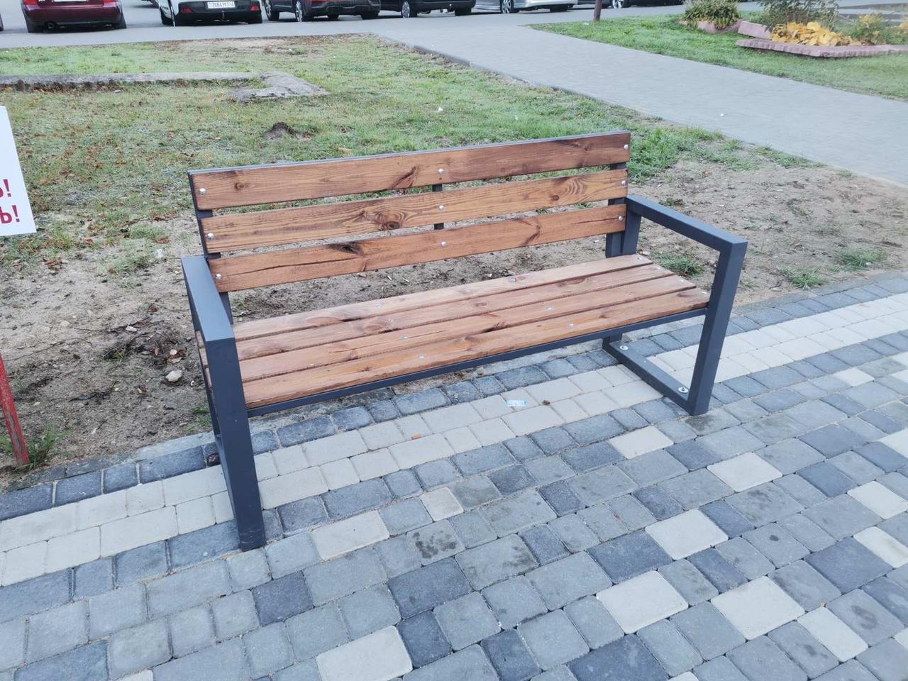 Скамейка "Модерн" 1.5м без подлокотников