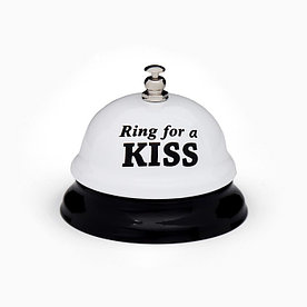 Звонок настольный Ring for a kiss 7.5×7.5×6 см