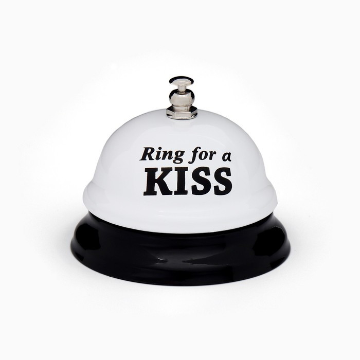 Звонок настольный Ring for a kiss 7.5×7.5×6 см