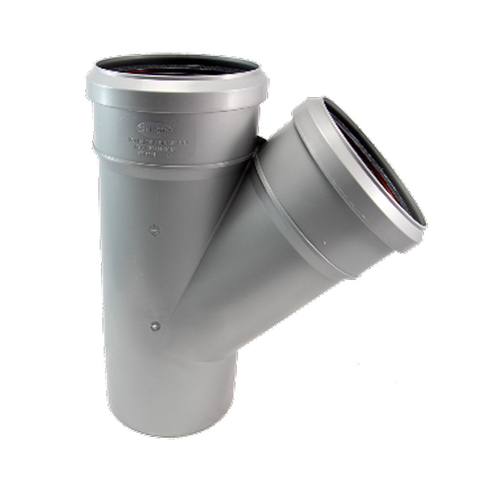 Тройник ПП 45° для внутренней канализации DN 40 мм Sinikon Standart (Италия/Россия)