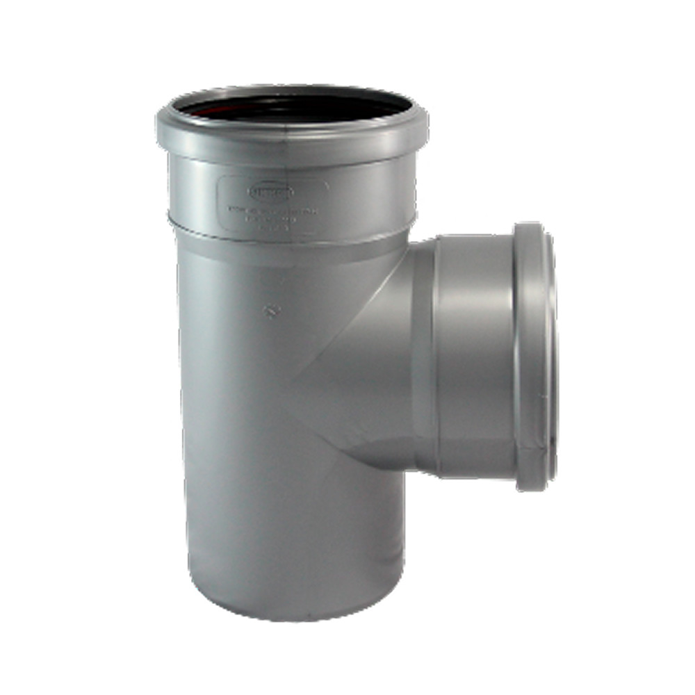 Тройник ПП 87° для внутренней канализации DN 50мм Sinikon Standart (Италия/Россия)